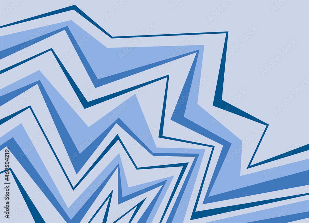 Simple background with blue jagged and zigzag polygonal lines Simple background with blue jagged and zigzag polygonal lines