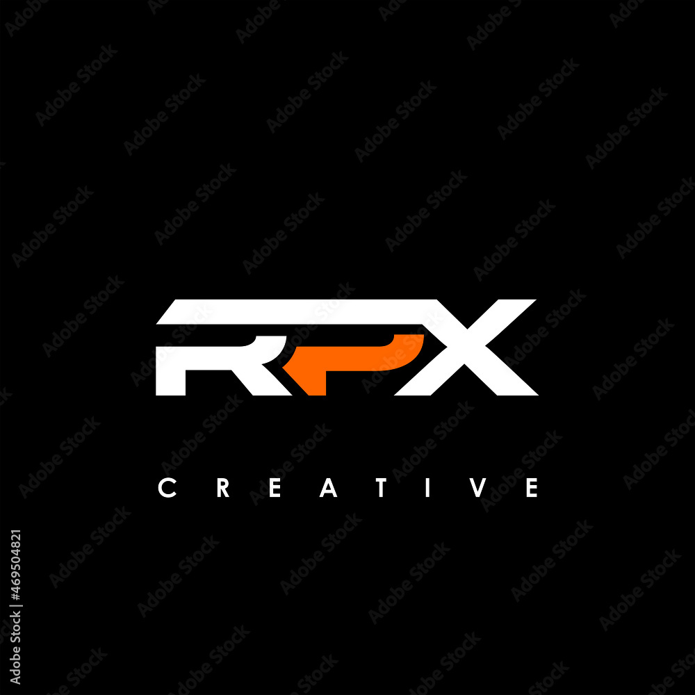 Obraz premium RPX Letter Initial Logo Design Template Vector Illustration