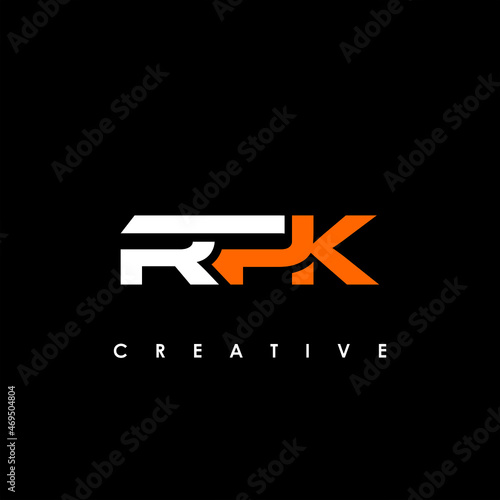 RPK Letter Initial Logo Design Template Vector Illustration photo