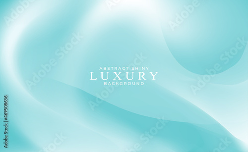 Luxury Abstract turquoise Wave Background