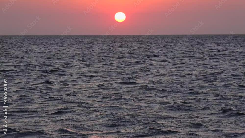Pink sea sunset. Timelapse. Campeche, Mexico. Pink sea sunset. Timelapse. Campeche, Mexico.