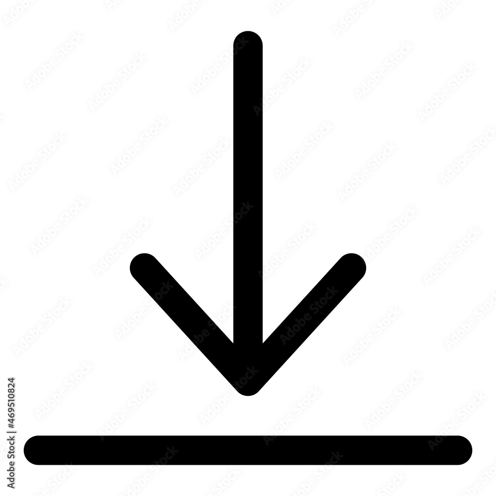 Vector Download Glyph Icon Design Vector Download Glyph Icon Design
