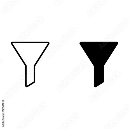 Funnel vector icon