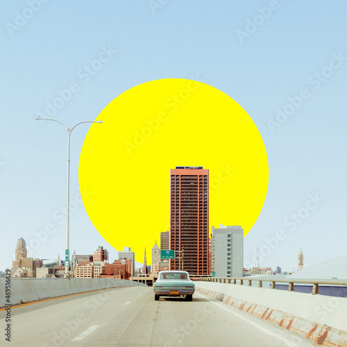 Sun in the city