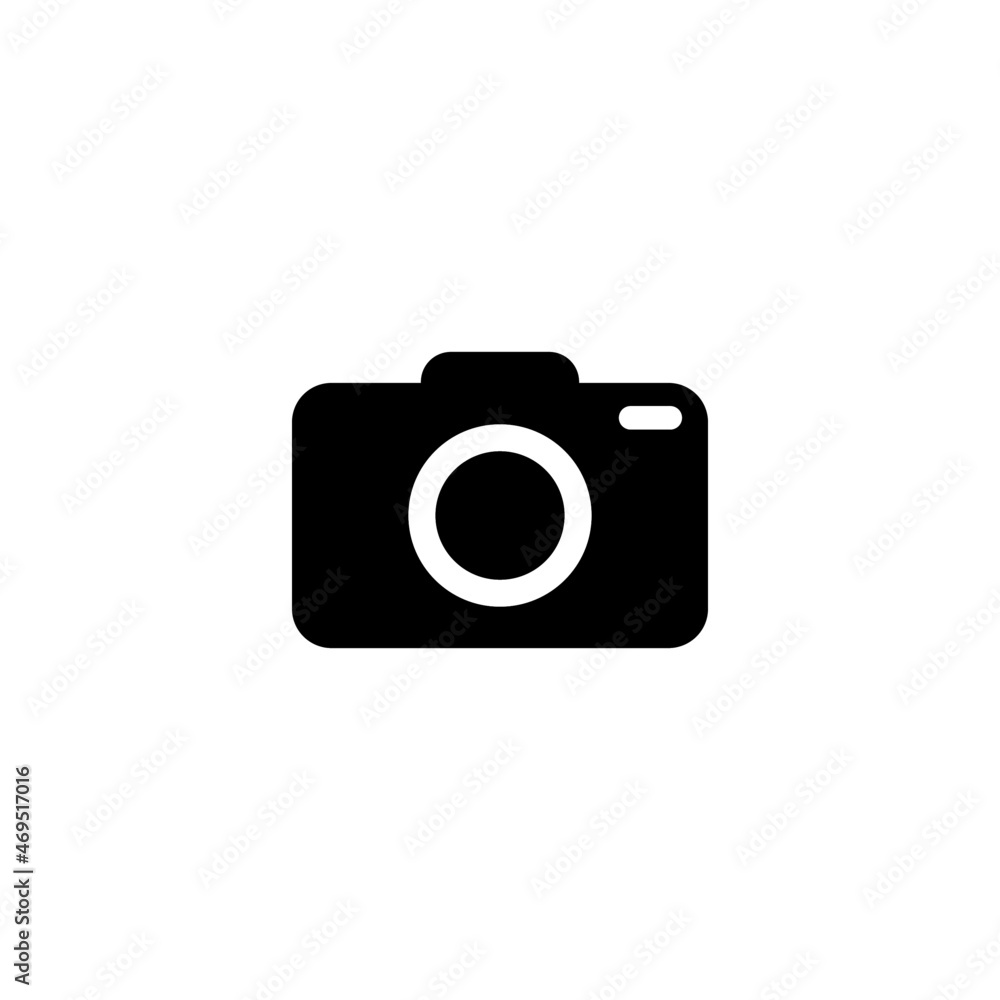 Camera icon in isolated on background. symbol for your web site design logo, app, Camera icon Vector illustration.