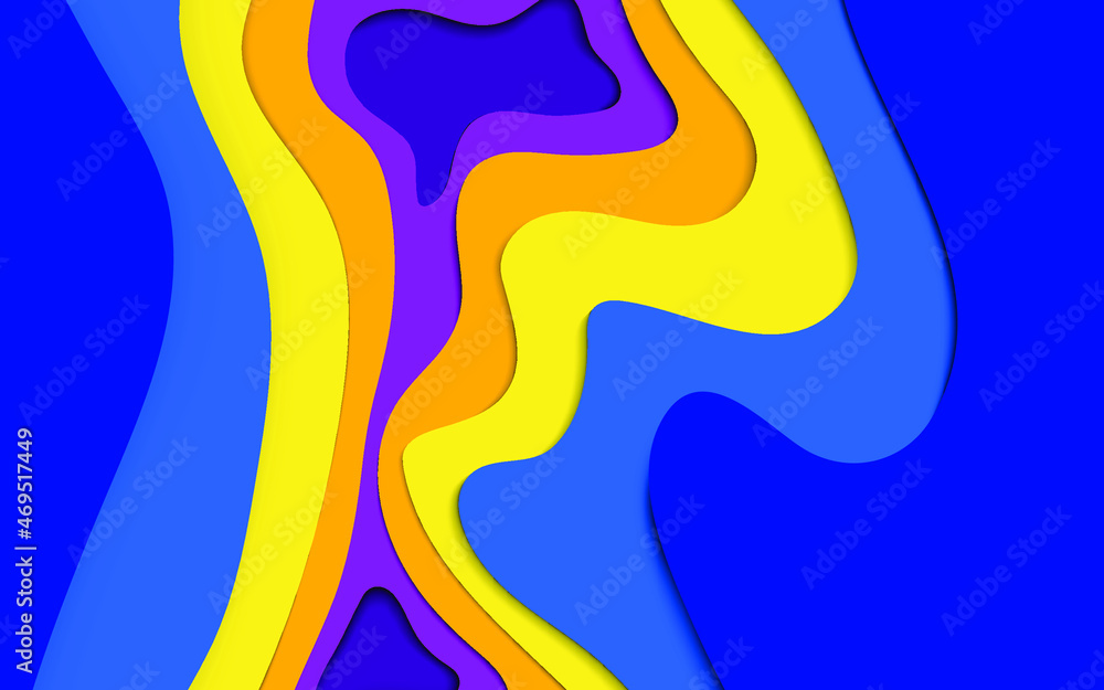 abstract background with waves