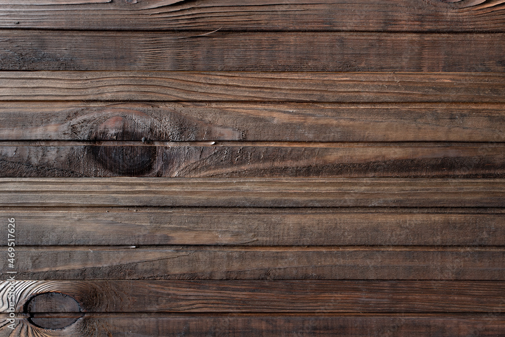 Obraz premium Vintage brown wood background texture. 
