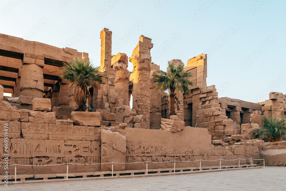 Fototapeta premium amazing views of karnak temple in luxor, egypt