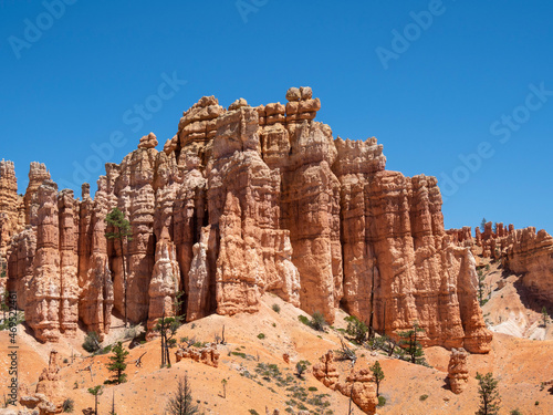 A view of the hoodoos from the Fairyland Trail in Bryce Canyon National Park, Utah photo