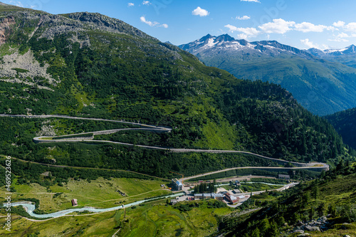 Furka Pass, Obergorns, Valais, Switzerland photo