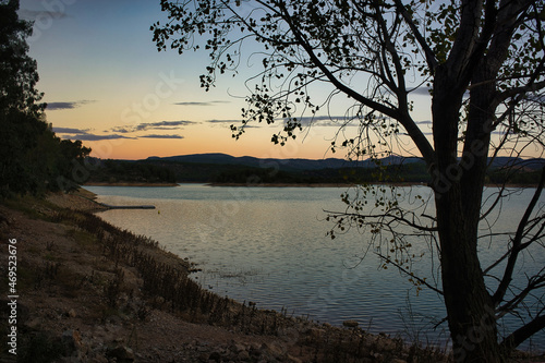 The reservoir of the sichar in a calm dawn © vicenfoto
