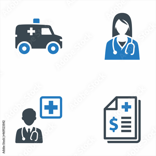 Medical Services And Health Care Icon Set 4