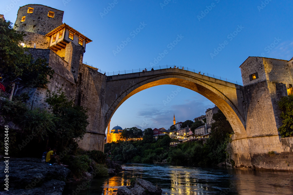 Mostar, Bosnia and Herzegovina, Bridge and Old Town