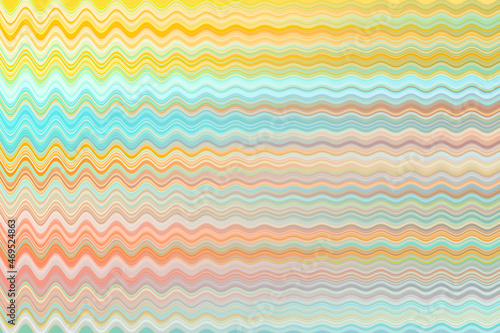 Smoothly floating colourful paint waves