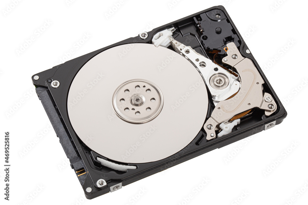 Hard disk isolated on white background, with clipping path Hard disk isolated on white background, with clipping path