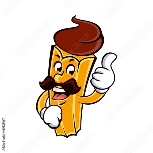 illustration of a happy churros.