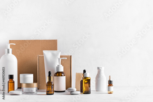 Canvas Print Cosmetic skincare products