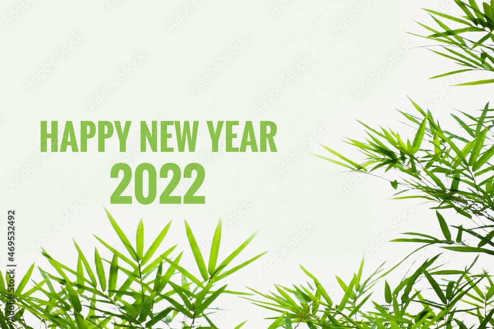 Happy New Year 2022 card