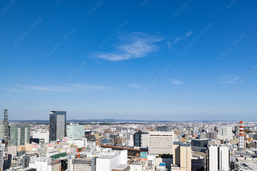 《宮城県》仙台駅前の風景