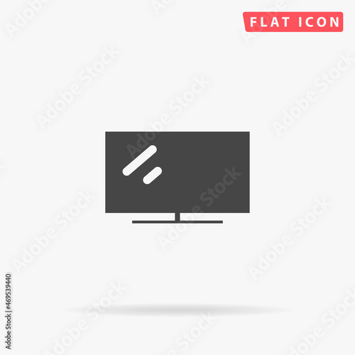 Television flat vector icon