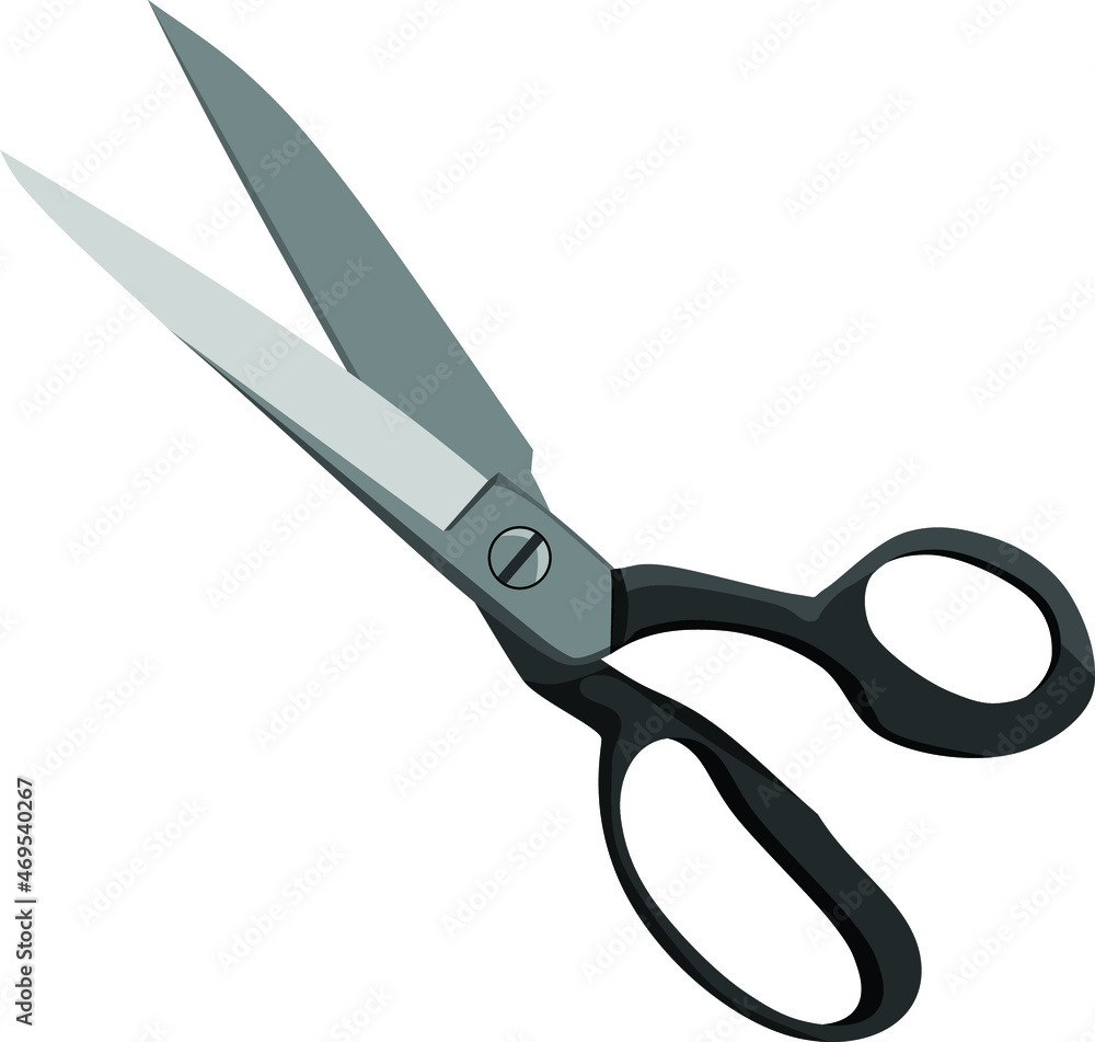 Scissors Tool Vector Illustration Scissors Tool Vector Illustration