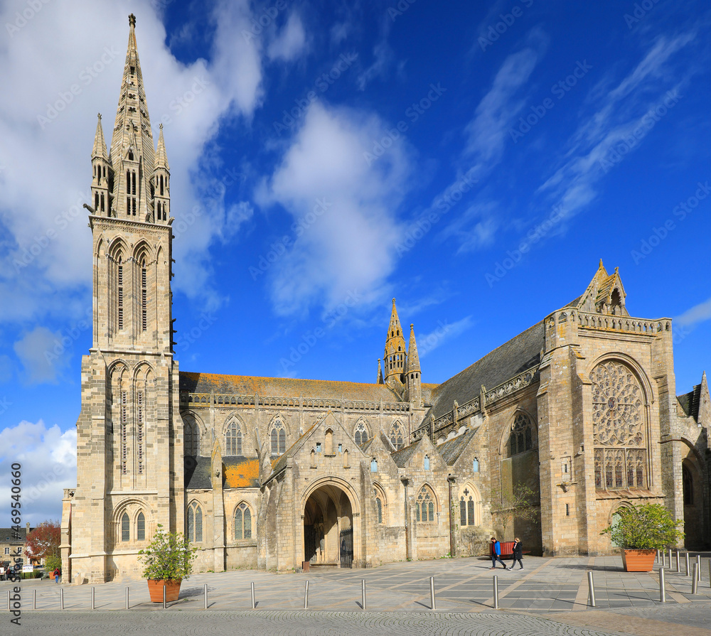 La cathédrale de Saint-Pol-de-Léon, Finistère, Bretagne, France