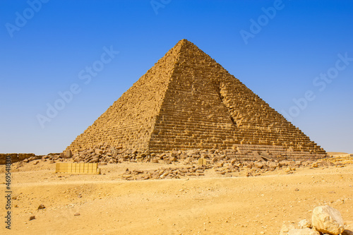 Pyramid of Menkaure  Giza  Cairo  Egypt