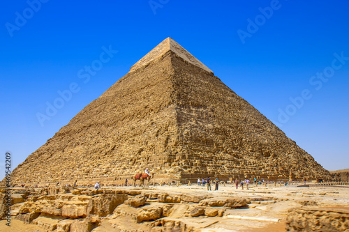 Pyramid of Kafre  Giza  Cairo  Egypt