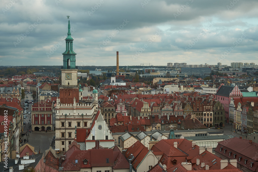 Obraz premium Poland sunset beautiful atmosphere travel trip krakow