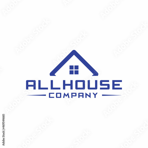 all house logo vector building and apartment template for business company