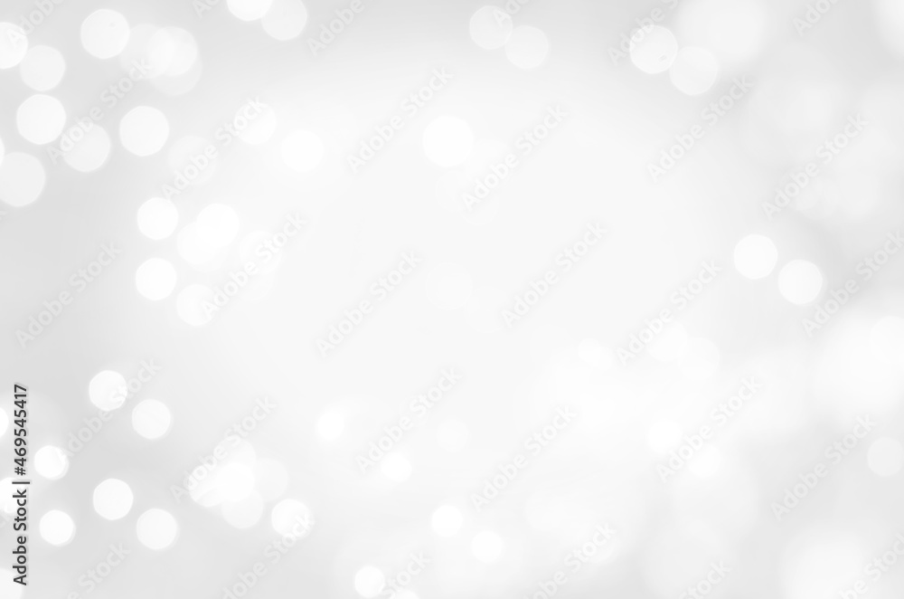 blurred silver background with circles
