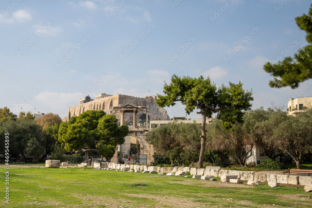 Temple of Olympian Zeus in Athens, Greece Temple of Olympian Zeus in Athens, Greece
