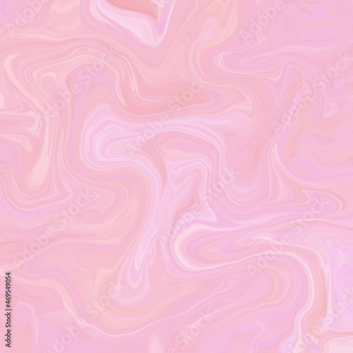 Abstract light delicate silver pink background painted in the style of fluid art