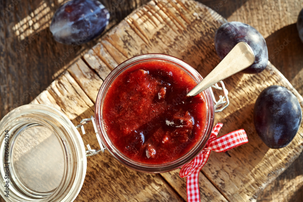 Klevela - homemade preserved product similar to plum jam