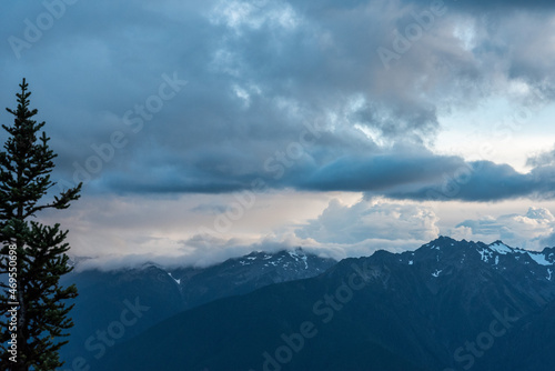 Alpine landscape in the Olympic National Park, Washington State