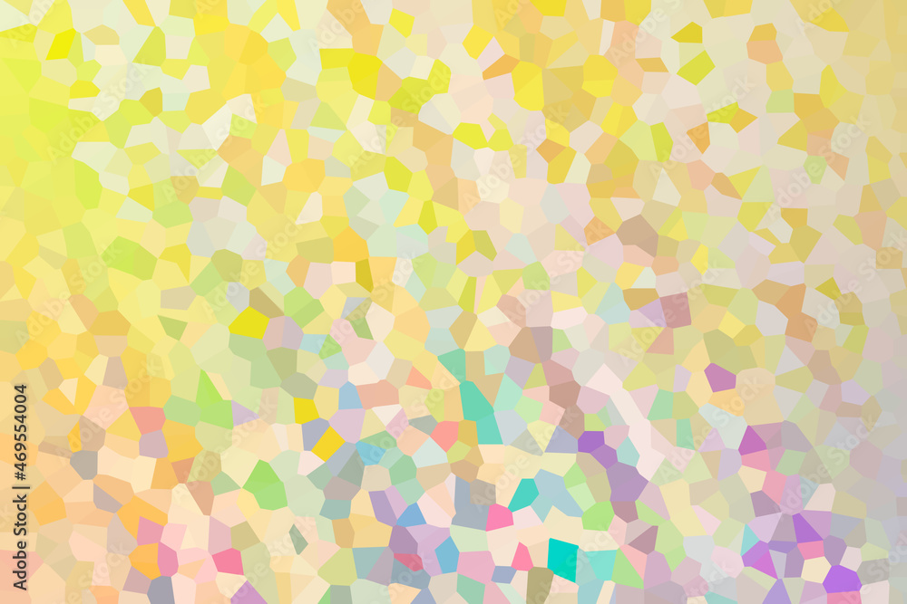Radiant crystals in yellow, violet and turquoise colours Radiant crystals in yellow, violet and turquoise colours