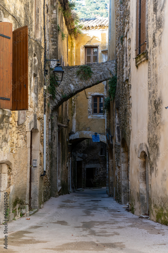 Fototapeta premium Frankreich in der Ardèche. Eine Reise im November