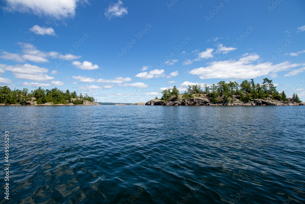 The Benjamin Islands on a summer day The Benjamin Islands on a summer day