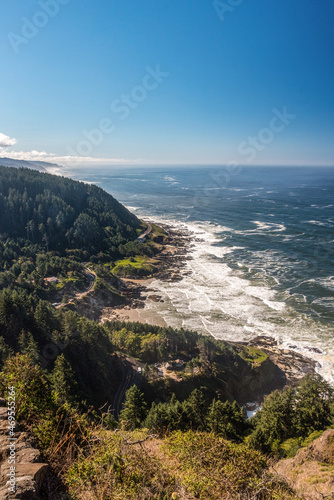 Untouched coastal landscape of Oregon