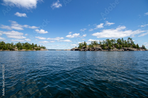 The Benjamin Islands on a summer day
