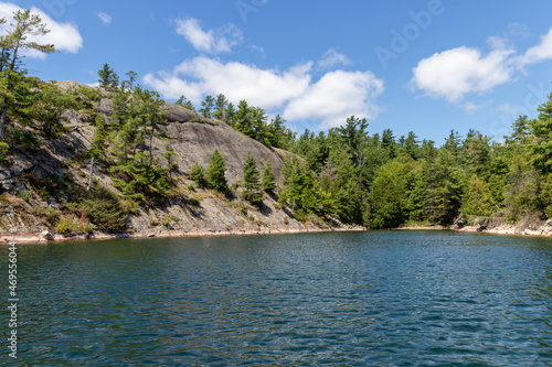 protected cove at the Benjamin Islands