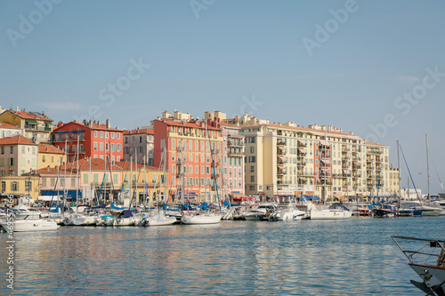 Nice  well known city in cote d azur  south of france  in summer
