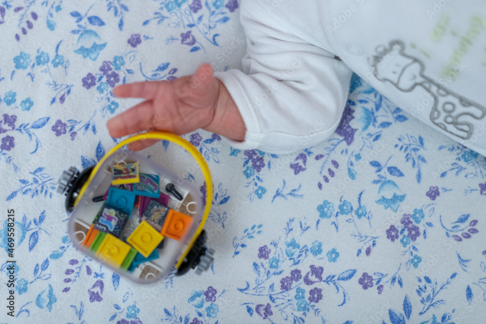 Beautiful baby boy with child toy posing photographer Beautiful baby boy with child toy posing photographer