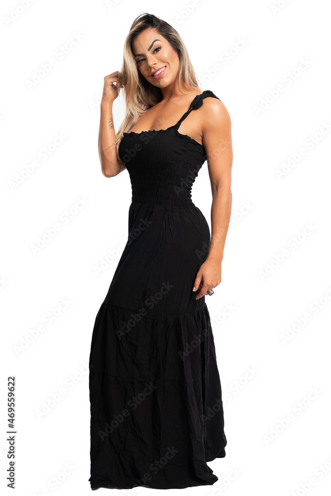 Woman Fashion, isolated on white background