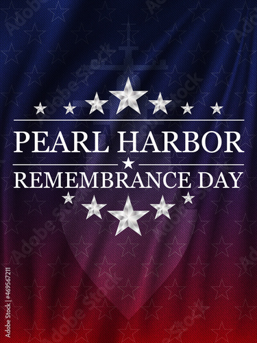 Pearl Harbor. National Pearl Harbor Remembrance Day. December 7. National memorial day of the USA.