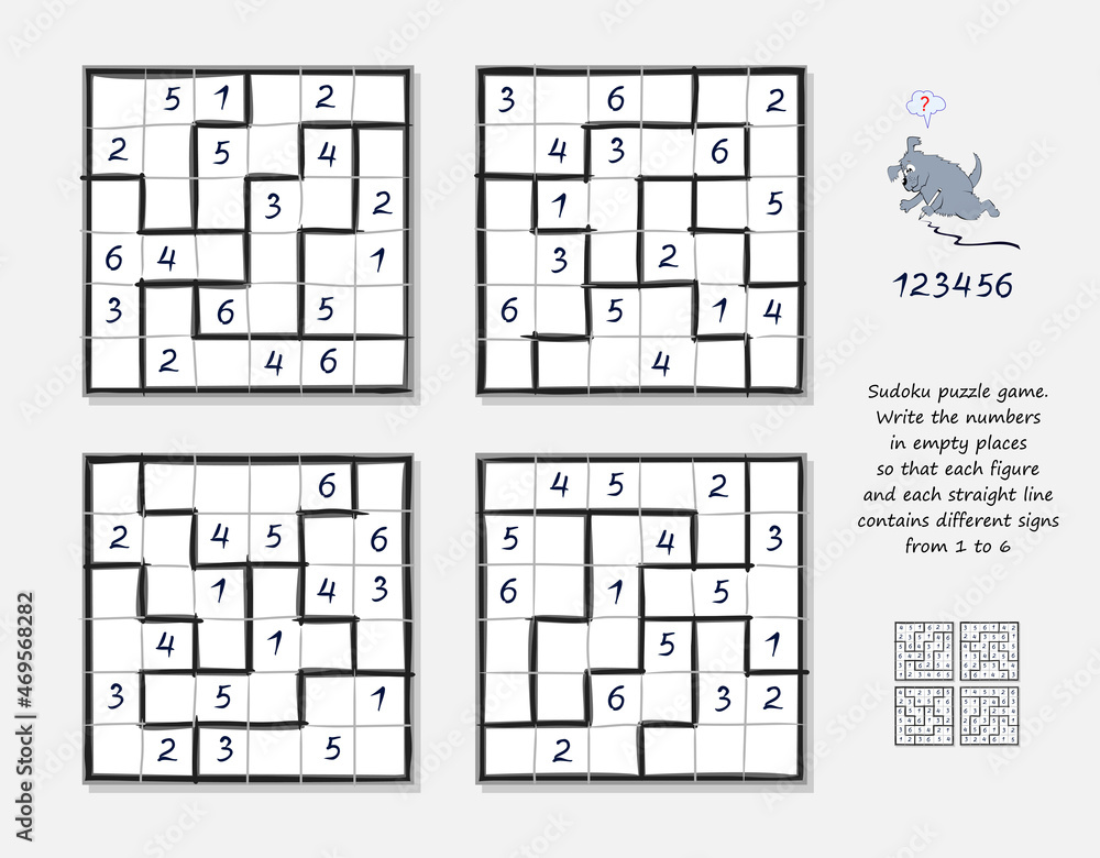  Jigsaw Sudoku instructions and free Jigsaw Sudoku puzzles to  play online