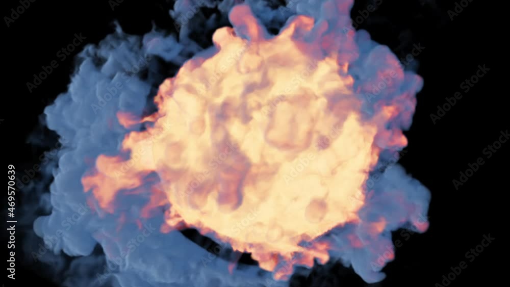 Smoke and Fire boiling, upper view, seamless loop, against black.mov Smoke and Fire boiling, upper view, seamless loop, against black.mov