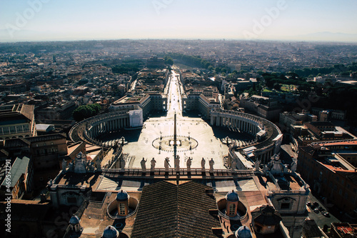 place of the vatican plaza from above