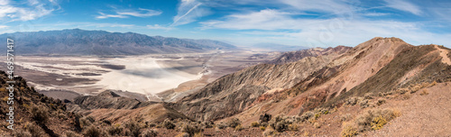 Great view from Dante s View over the Badwater Basin  Death Valley
