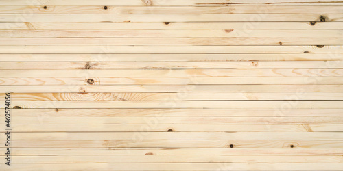 Fototapeta Naklejka Na Ścianę i Meble -  slatted floor old wood grain background 3D illustration